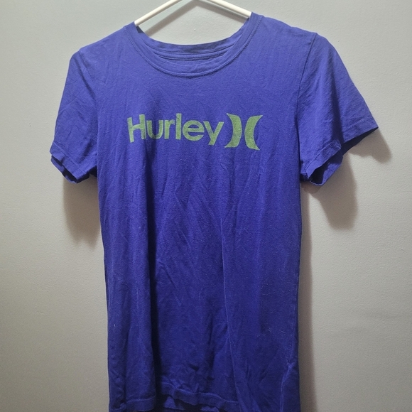 Hurley Royal Blue Logo Front Tshirt L - Picture 2 of 6